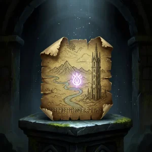 破损的藏宝图残片